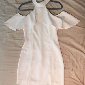 Cocktail Short Dress w/ arm holes, high neck